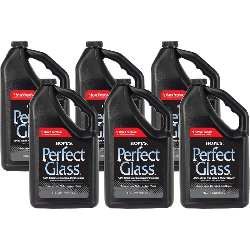 Perfect Glass Cleaner Spray Refill, Streak-Free, Ammonia-Free Window, Mirror