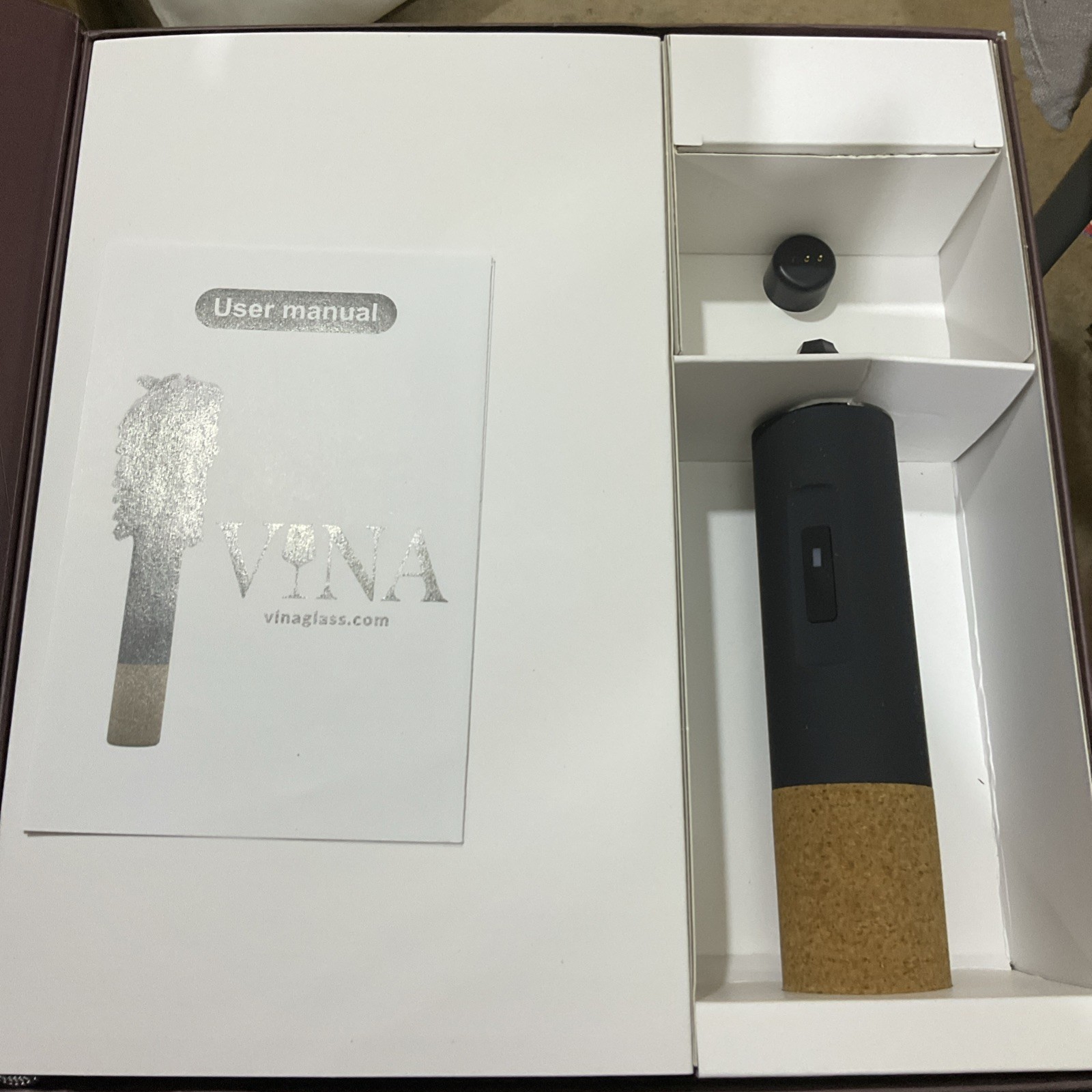 Vina Rechargeable Wine Glass Cleaner And Polisher