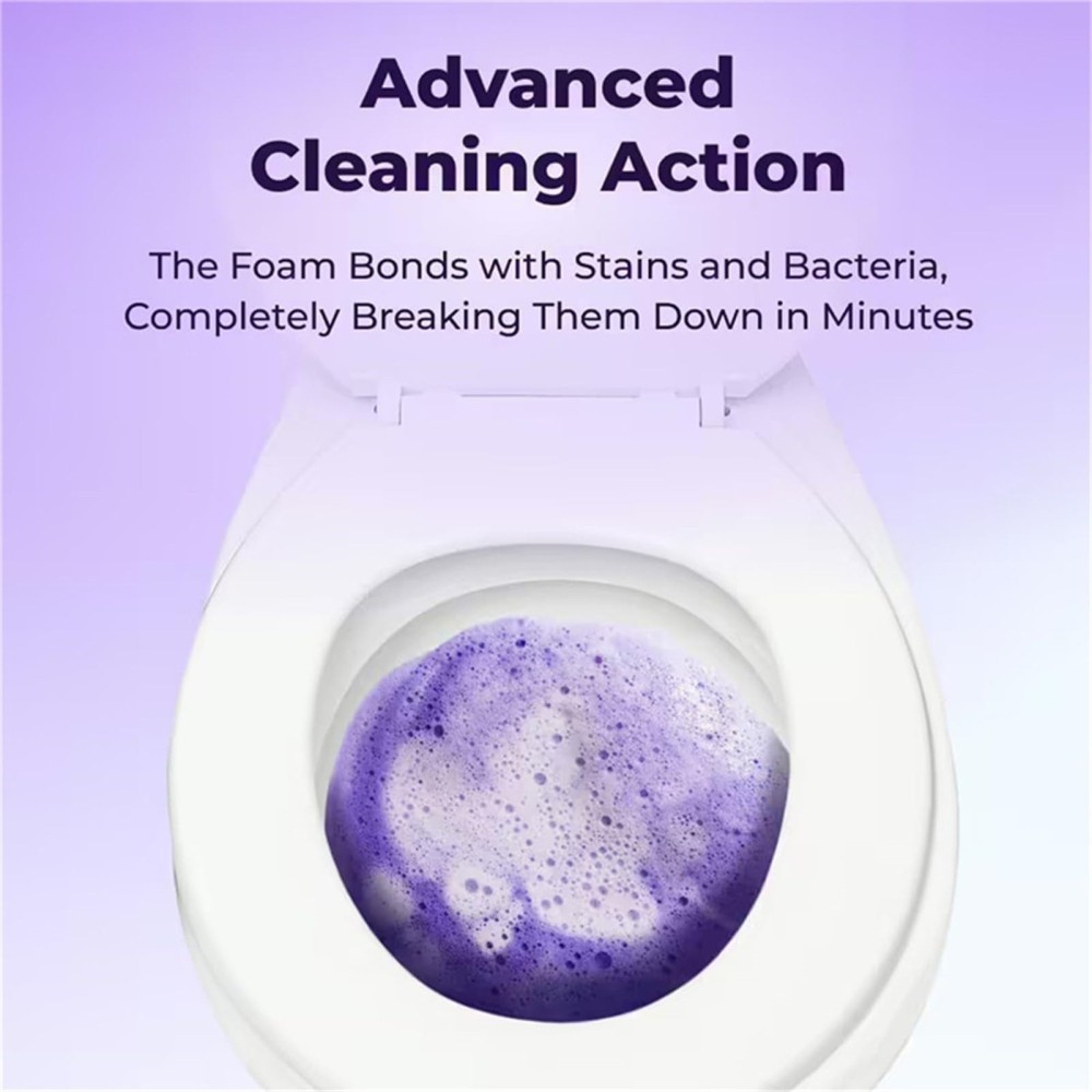 1~3Bags Fizzclean Toilet Foam Cleaner, Insta-Action Fizzclean Foam Cleaner 100g