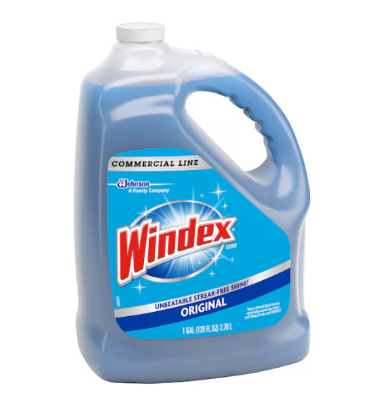 Windex Original Commercial Line 128 -fl oz Pour bottle Glass Cleaner