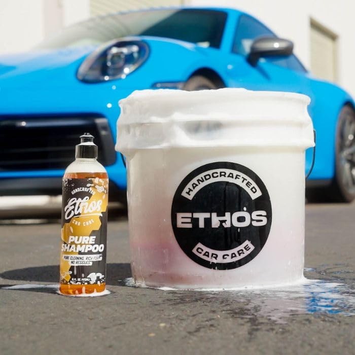 Ethos Pure Shampoo – Premium Car Wash Soap for Foam Cannons & Buckets | pH Ne…