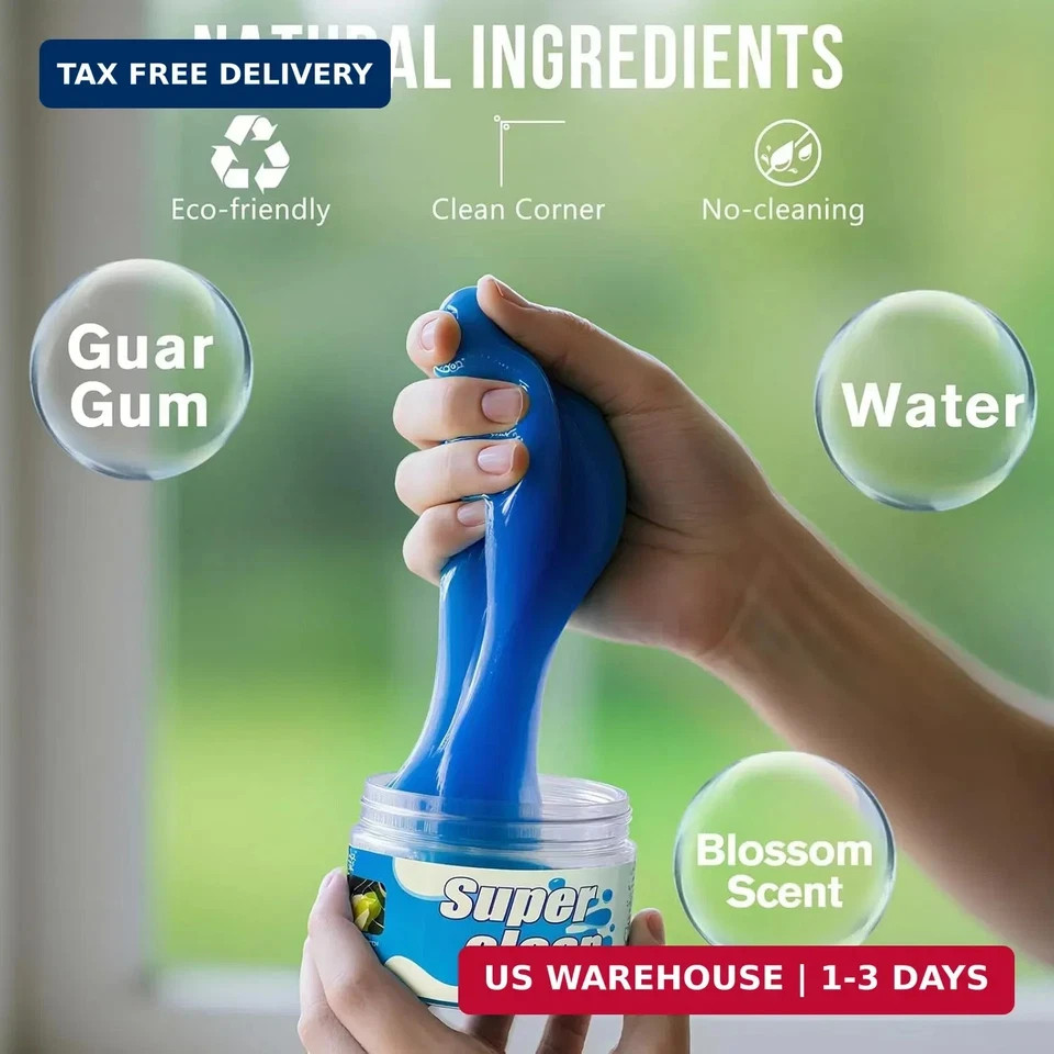 Car Cleaning Gel Car Clean Detailing Putty, Universal Car Interior Cleaner Slime