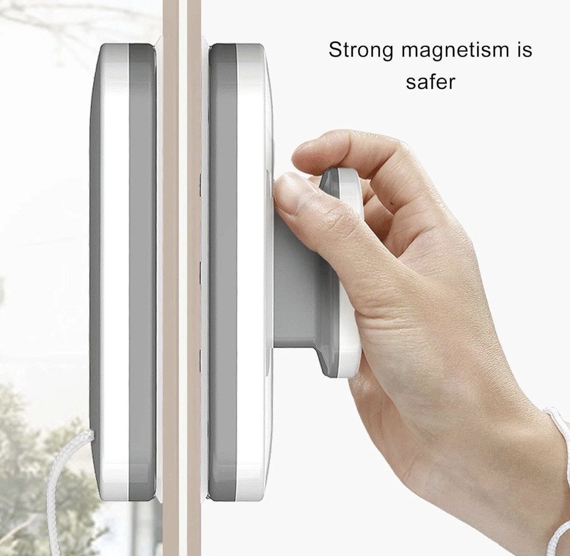 Double Sided Magnetic Window Cleaner Glass Wiper Cleaning for 3 to 10mm Glasses