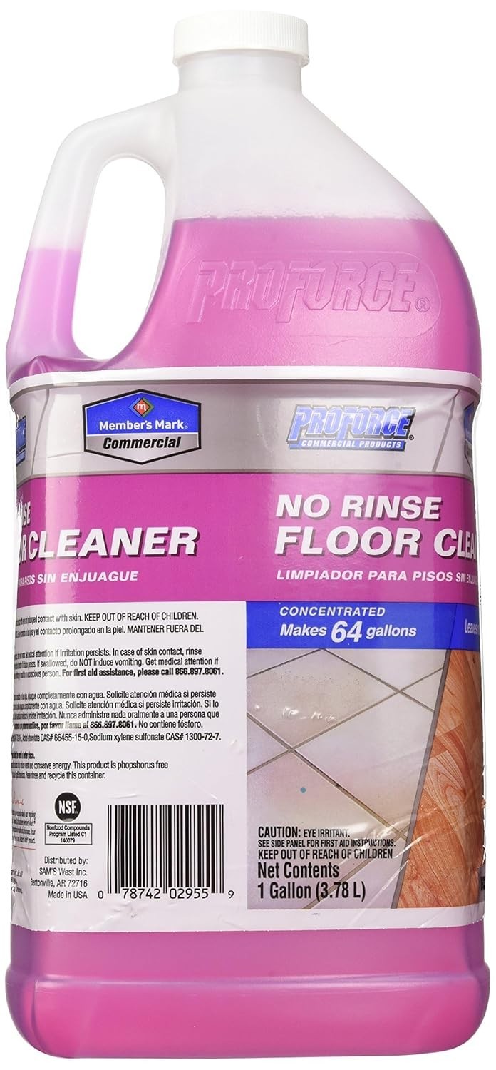 No Rinse Floor Cleaner 127.8 Fluid Ounces