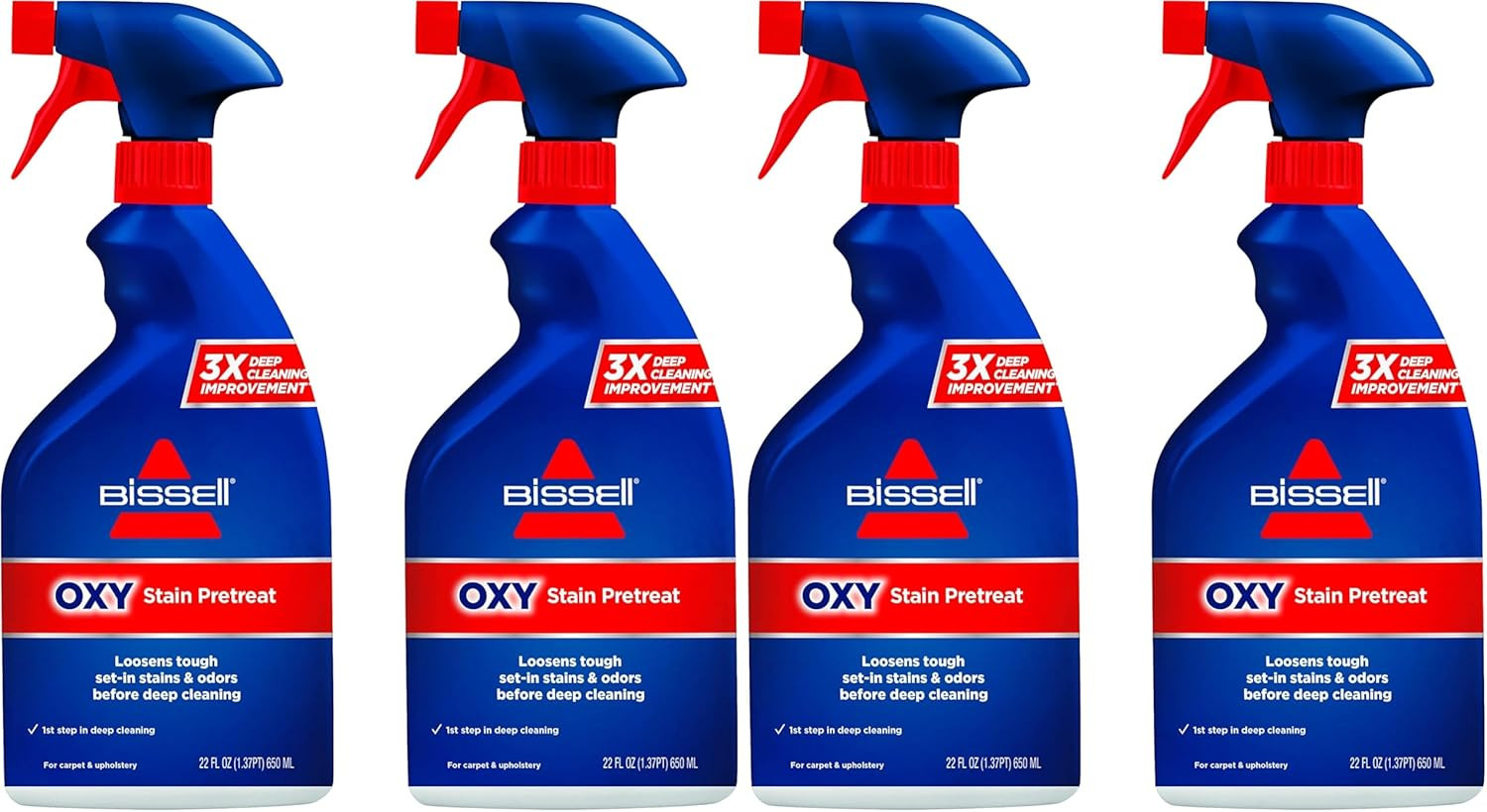 BISSELL Tough Oxy Stain Pretreat Formula, 22 Fl Oz, Pack of 2