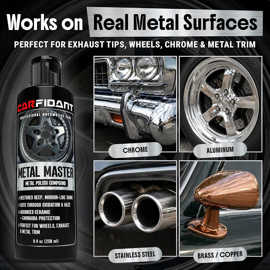 Metal Polish Kit with Applicator Pad – Restores Shine & Removes Oxidation on …