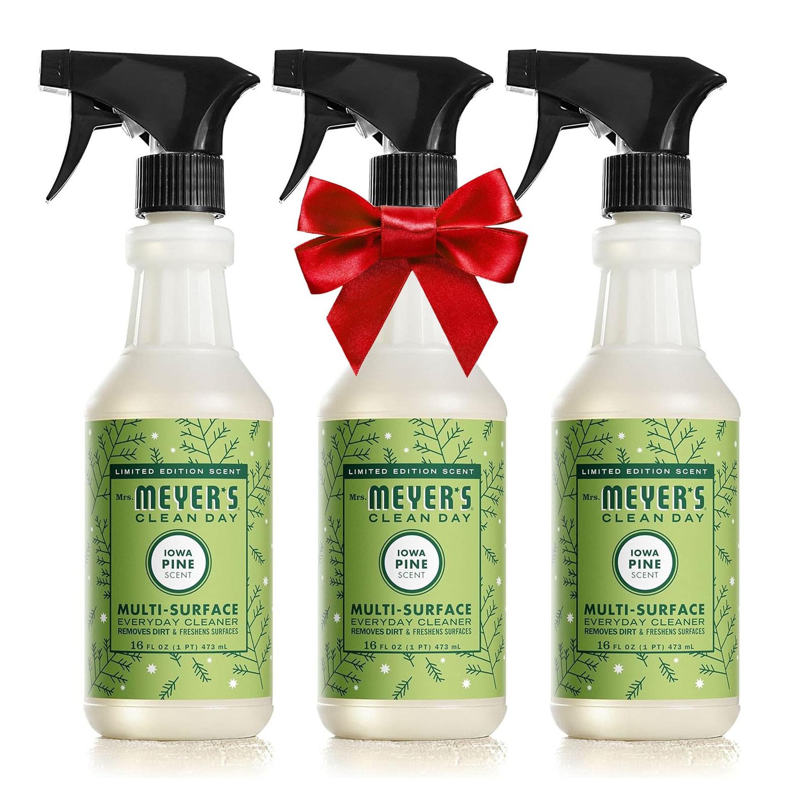 Mrs Meyer’s Iowa Pine Multi Surface Cleaner Spray Pack of 3 16 Fl Oz