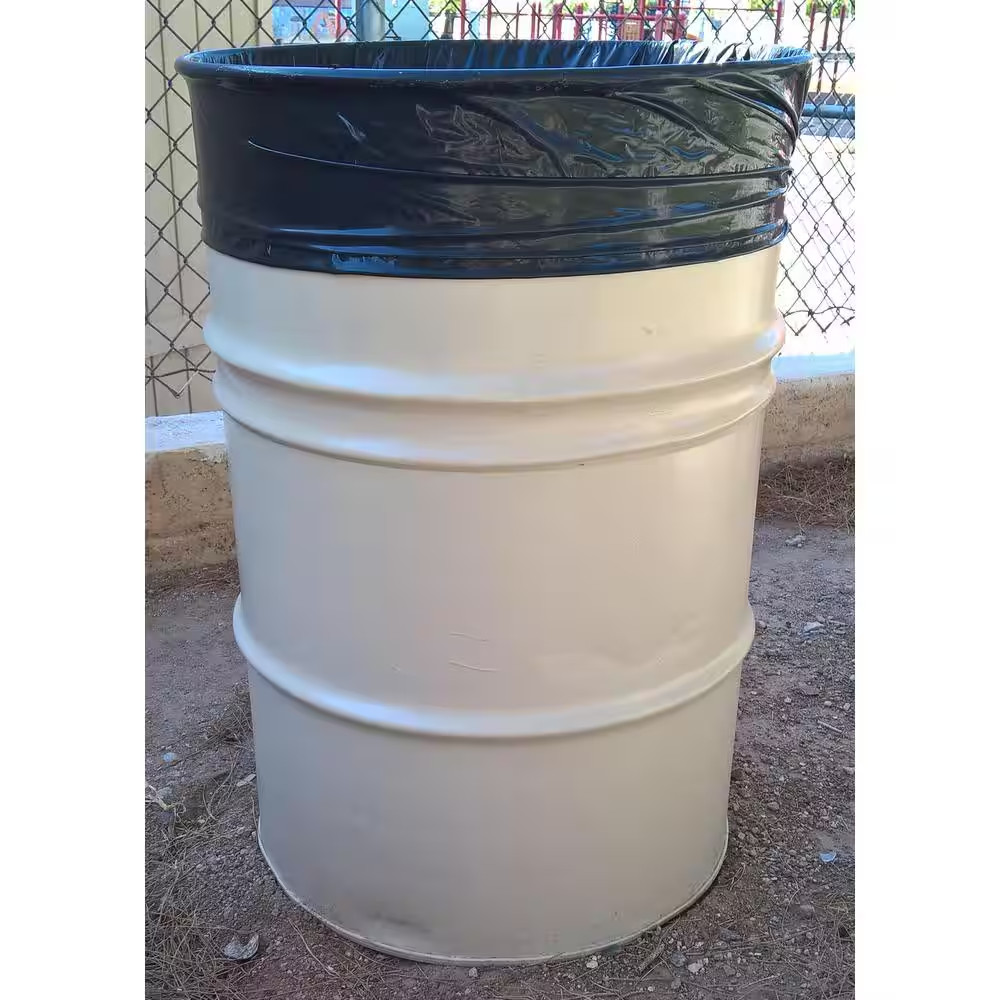 Ultrasac 55 Gal Drum Liner Trash Bags Heavy Duty 2mil 50 Count Industrial Black