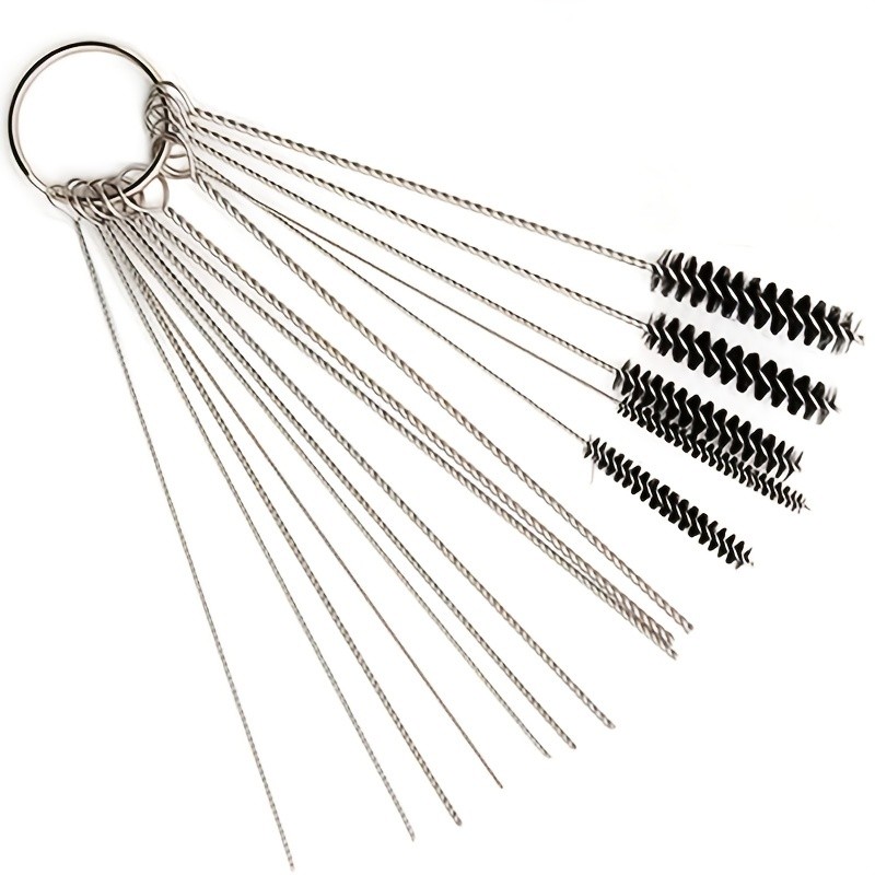 Premium Quality Reliable 15-Piece Carburetor Cleaning Brushes for Car Motorcycle