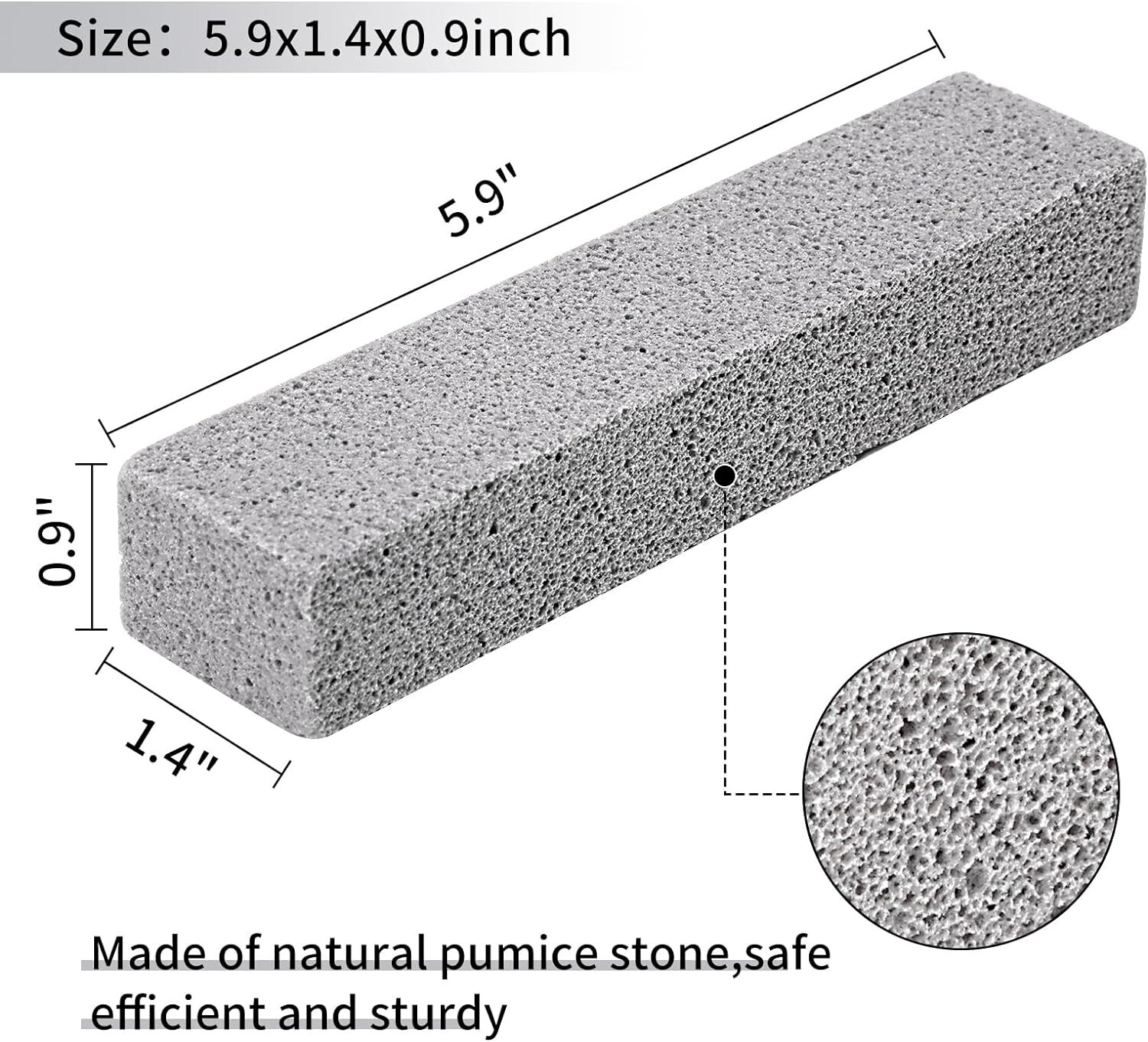 36 Pack Pumice Stones for Toilet Cleaning Bowl Stick,Pumice Scouring Pad Pumice