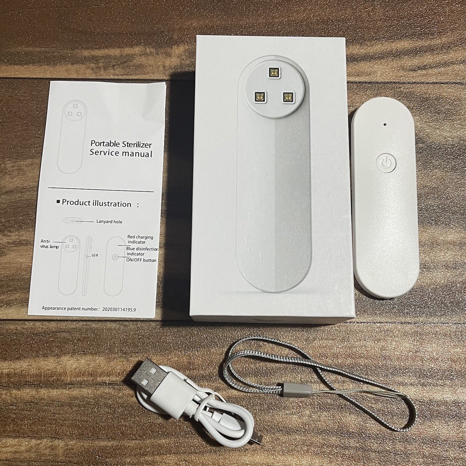 Portable LED Disinfection Lamp Germicidal Sterilizer Pro Wand Light NEW