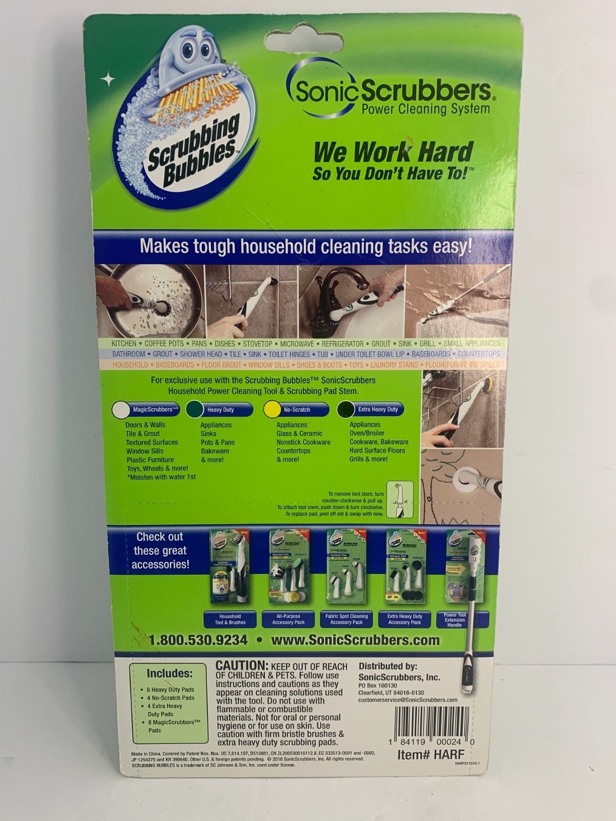 NEW In Package Scrubbing Bubbles Sonic Scrubbers Scrubbing Pad Refills 24 Count