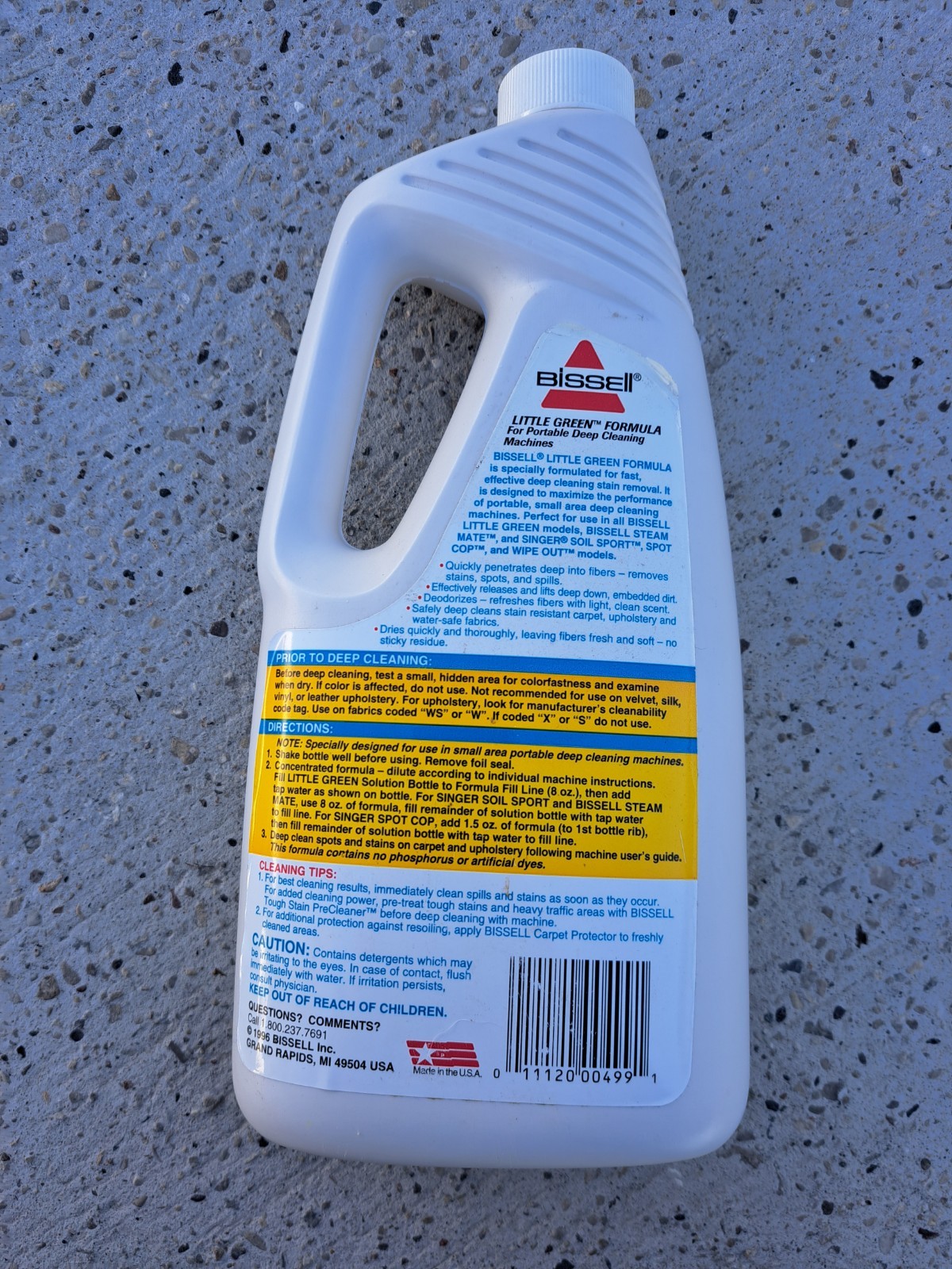 Bissell Little Green Formula Carpet Cleaner, Deep Clean 32oz Concentrate SEALED