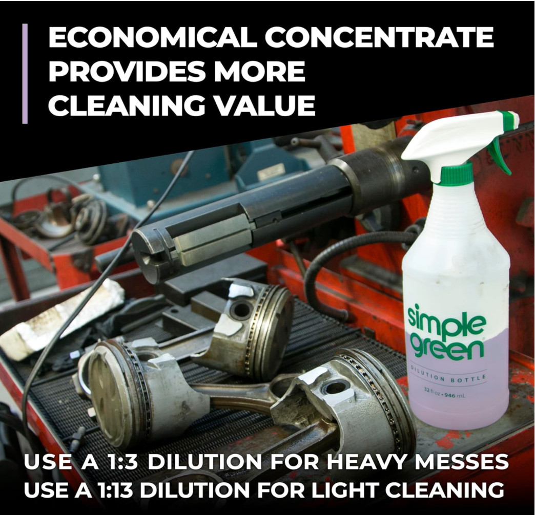 Simple Green Pro HD Heavy Duty Cleaner Degreaser and Deodorizer 128 Oz.
