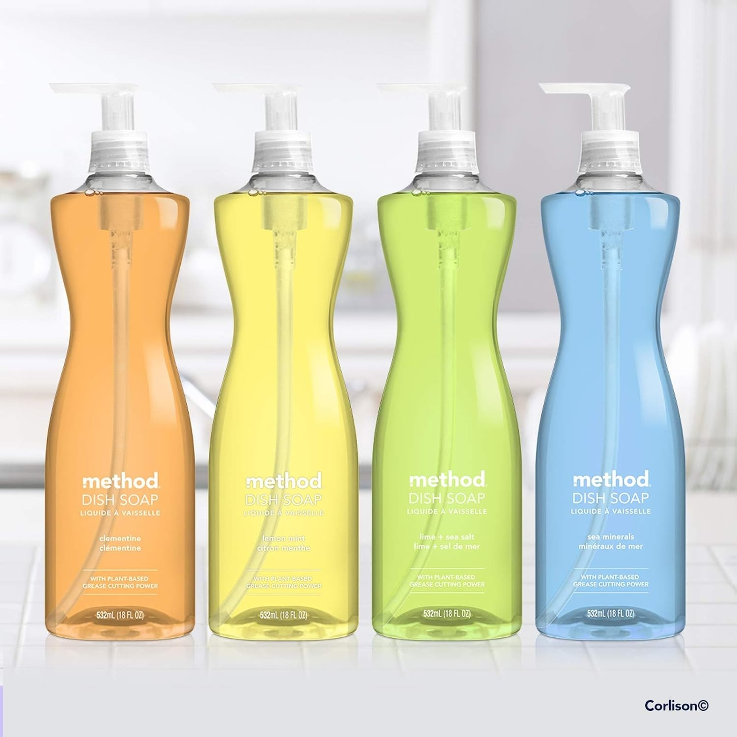Method Liquid Dish Soap Sea Minerals Scent With Plant-Based Power 18 oz