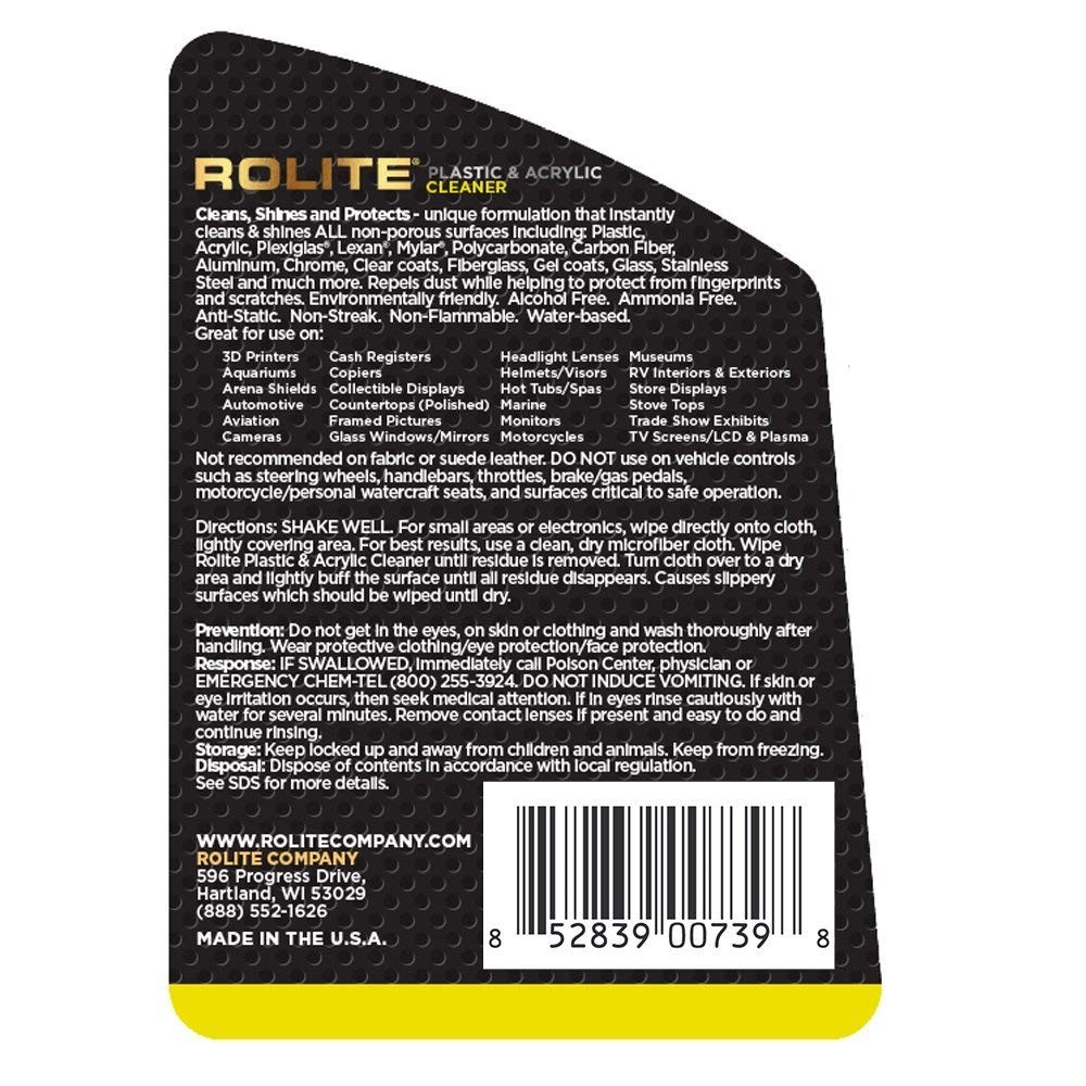 High Shine 4 fl oz Plastic & Acrylic Cleaner – Streak-Free, Multi-Surface Polish