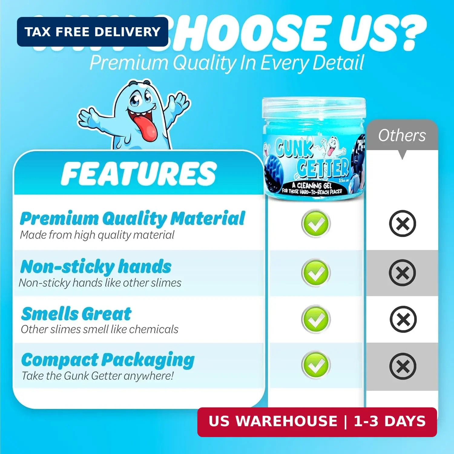 12 Pack Car Cleaning Gel Dust Remover Putty Auto Interior Keyboard Cleaner 70g