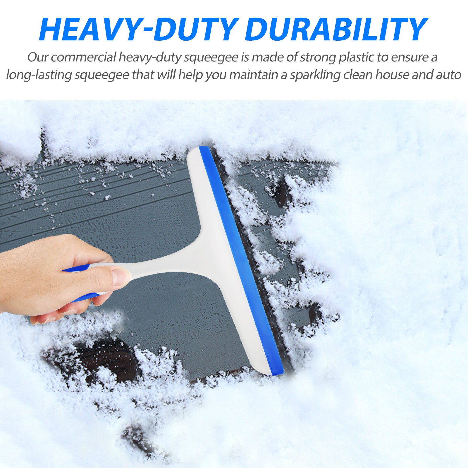 5x Car Window Squeegee Scraper | Snow & Ice Remover | Free & Fast US Shipping