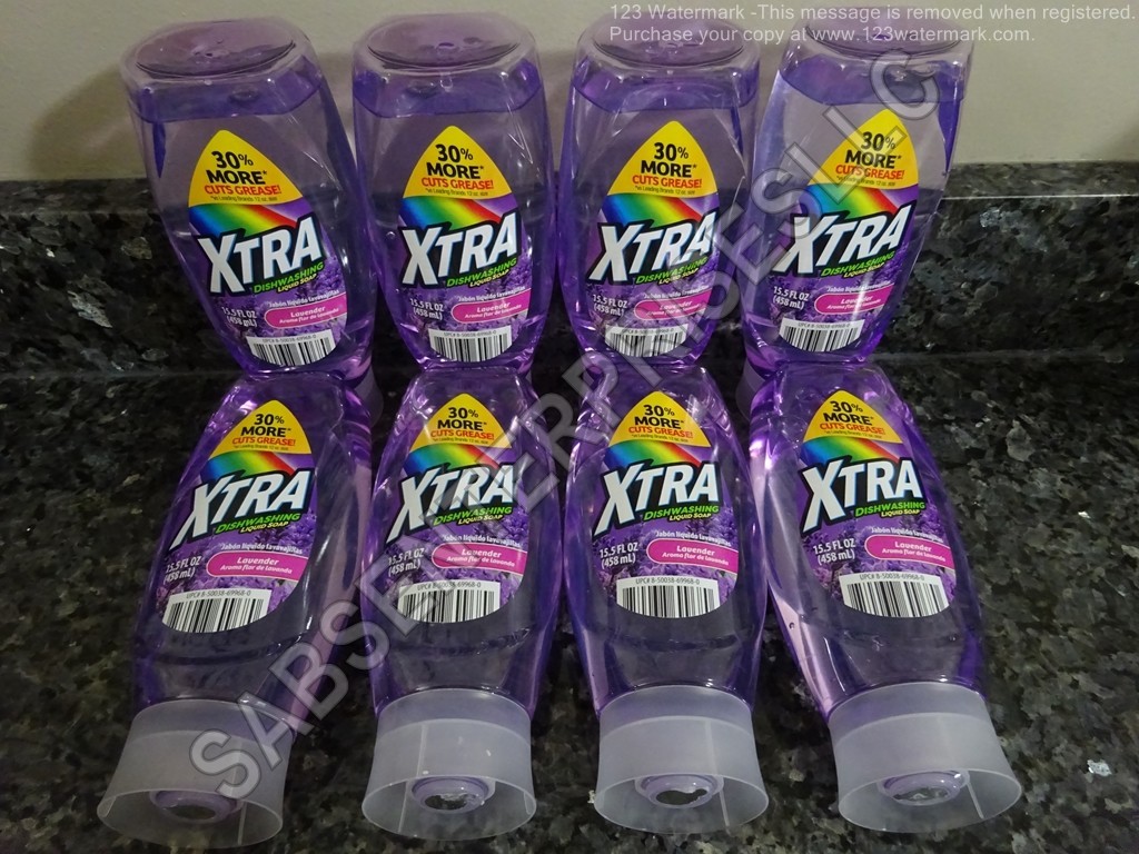 8 Xtra LAVENDER Scent Dishwashing Liquid Dish Soap Dish Soaps 15.5 FL oz. NEW