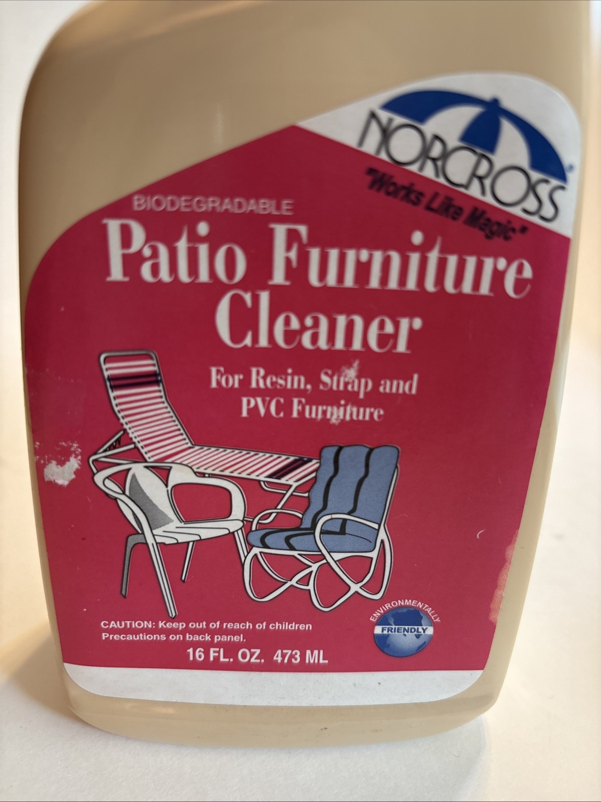 Norcross Biodegradable Patio Furniture Cleaner For Resin, Strap, & PVC
