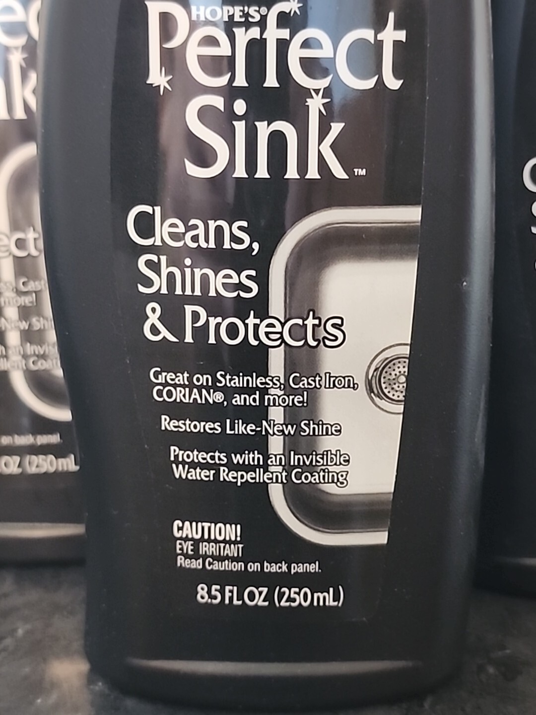 Lot of 3: Hope’s Perfect Sink – 8.5 oz Sink Cleaner and Polish, Restorative,