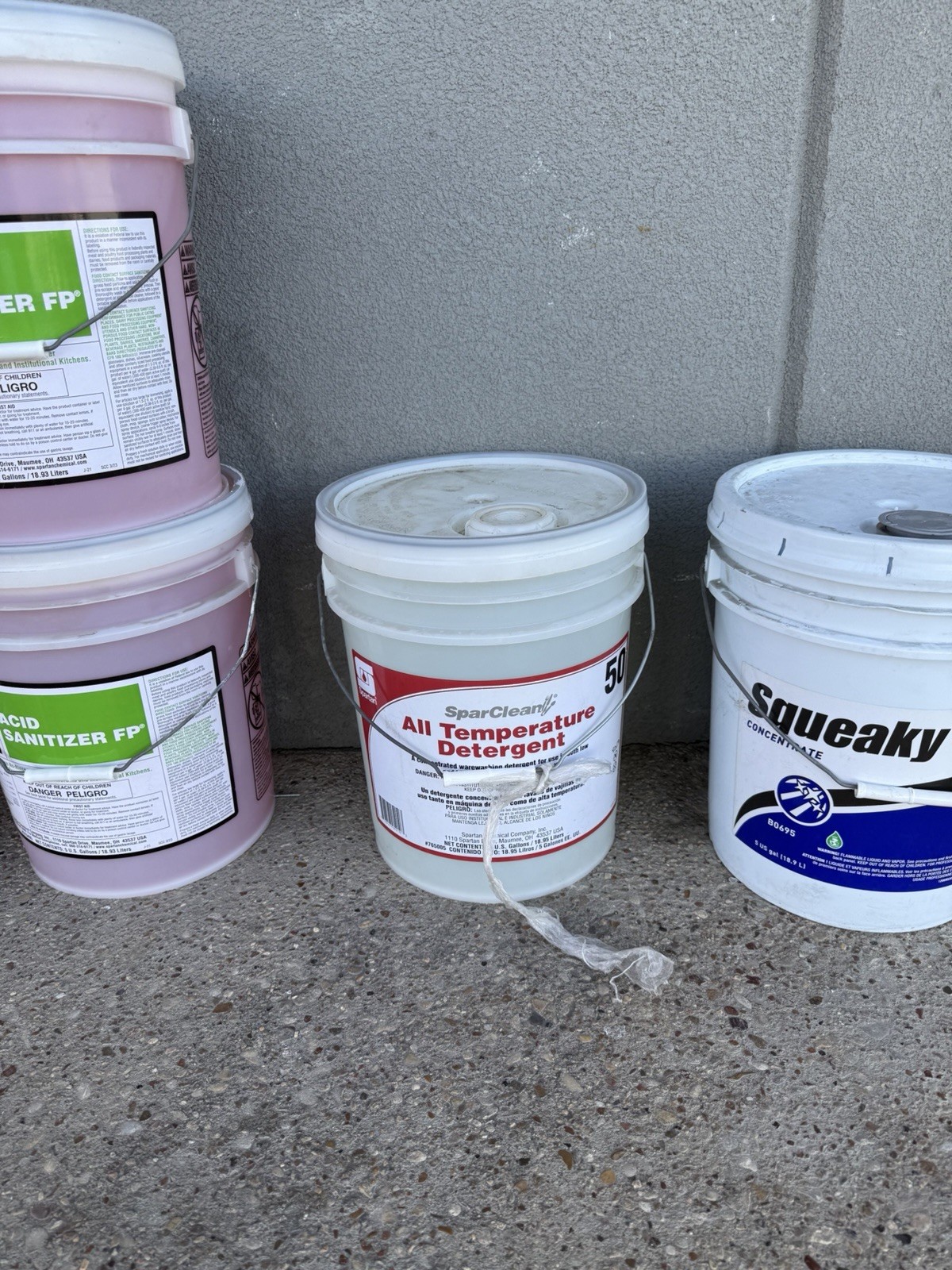 SparClean All Temperature Detergent Liquid Concentrate 5 gal