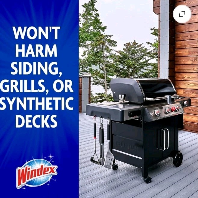 Windex Outdoor Glass and Patio Concentrated Cleaner – 32oz