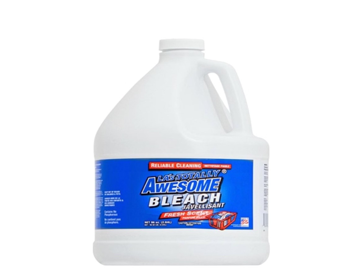 LA’s Totally Awesome Lemon Scent Bleach, 96 oz. Case Of 6-96 ounces