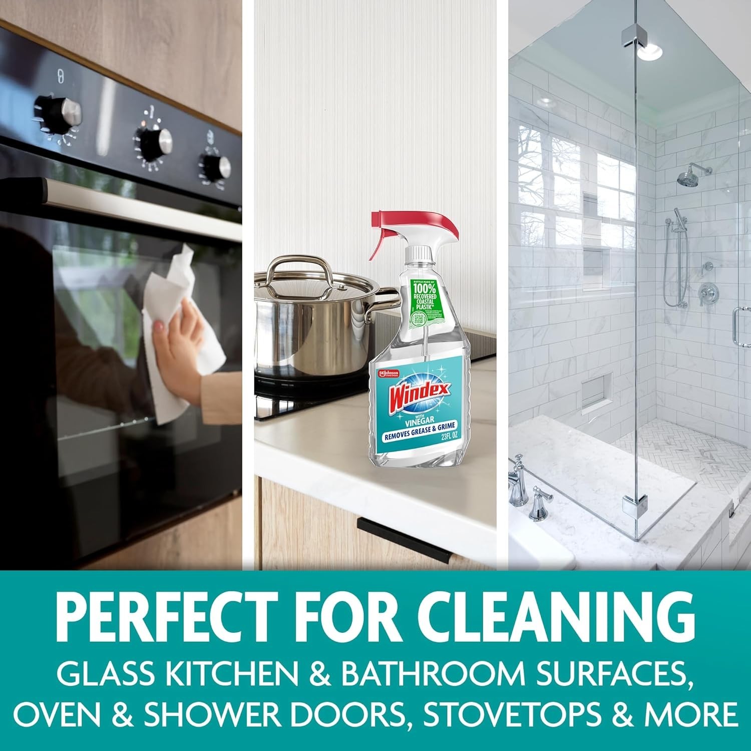 Windex Vinegar Glass Cleaner 23oz Streak Free
