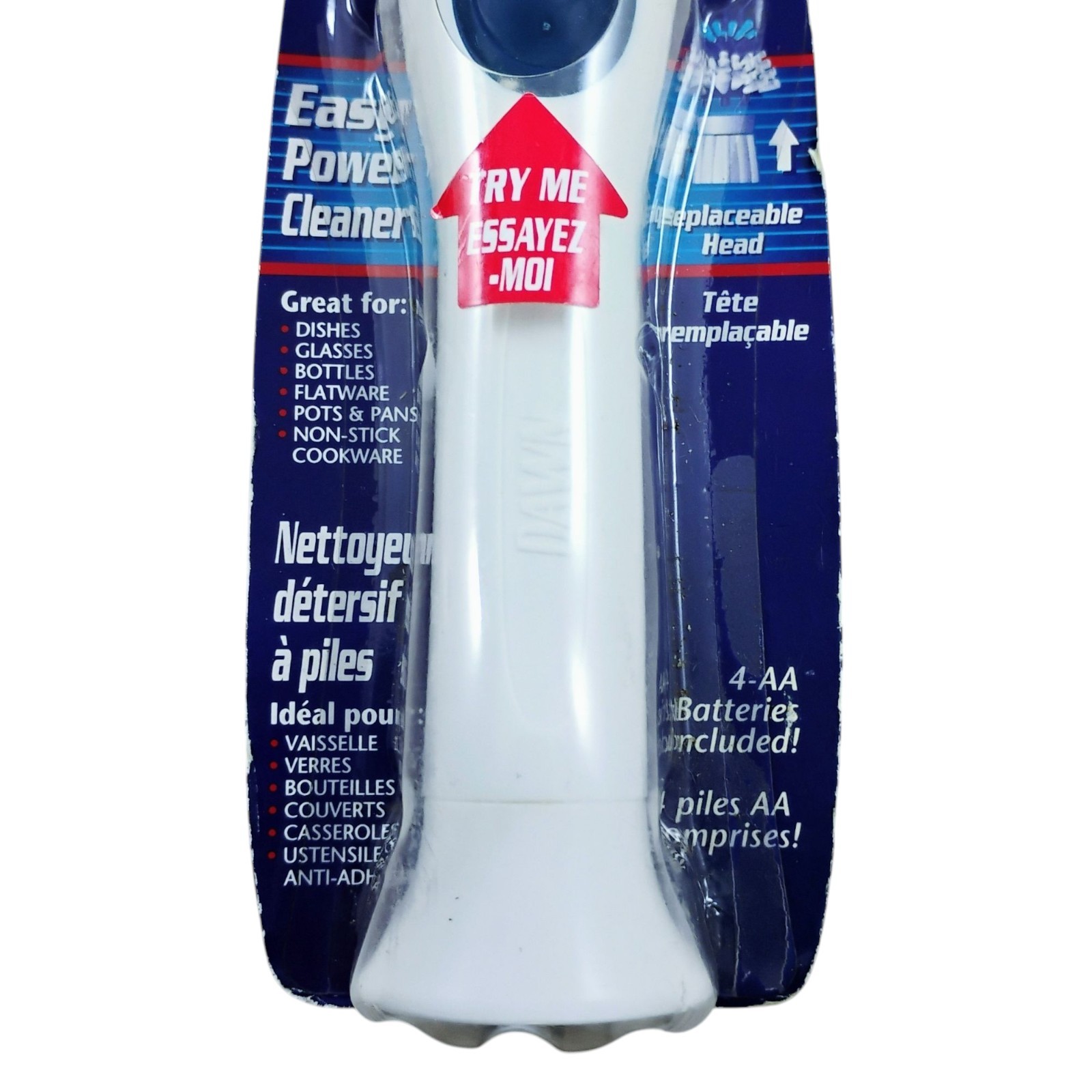 Dawn Power Dish Brush Battery Operated Power Scrubber Spin Head New Sealed Works