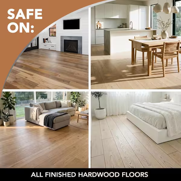 32 Oz. Hardwood Floor Polish & Restorer – High-Traffic Area Cleaner & Shine