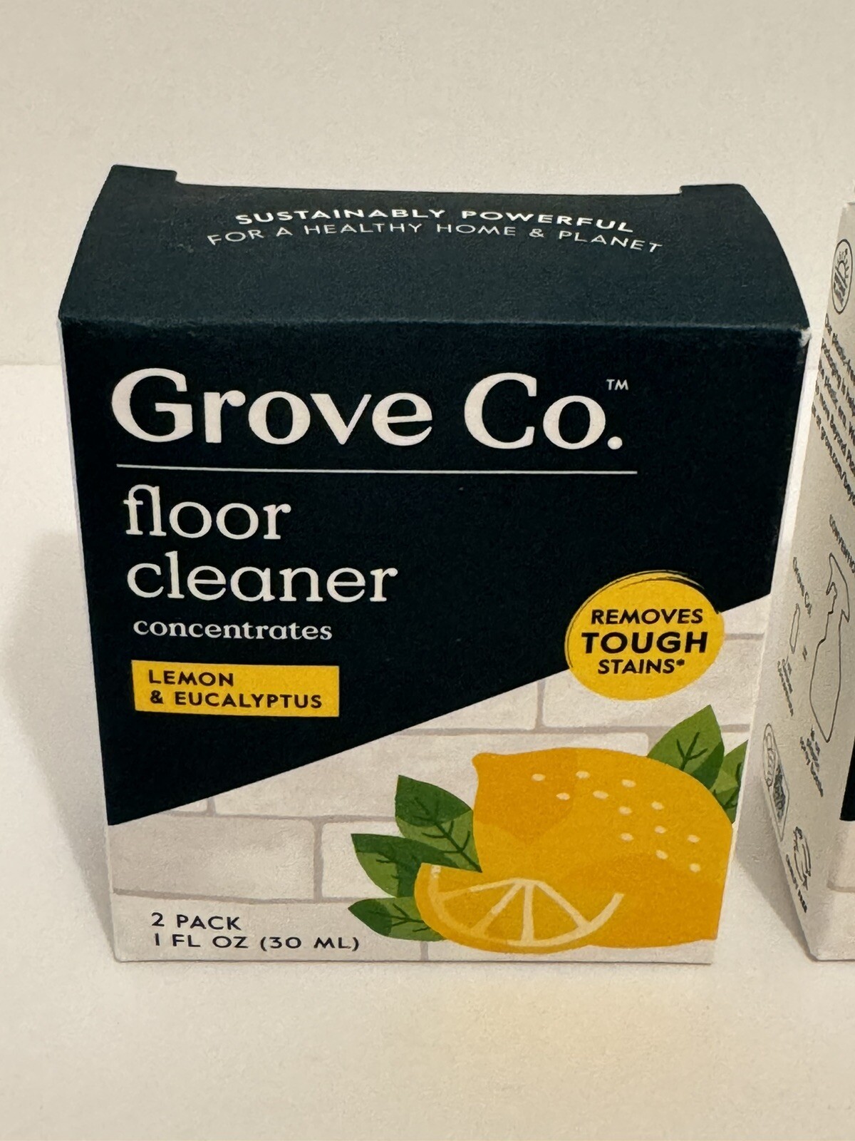 Lot Of 2 Grove Co Floor Concentrates Cleaner 2 Pack Each 1 Fl OZ See Description