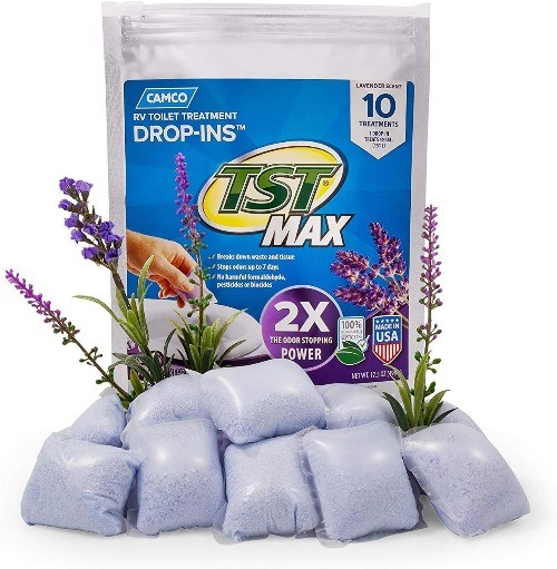 TST MAX RV Toilet Treatment Drop-INs Scent: LavenderSize: 10 Count (Pack of 1)
