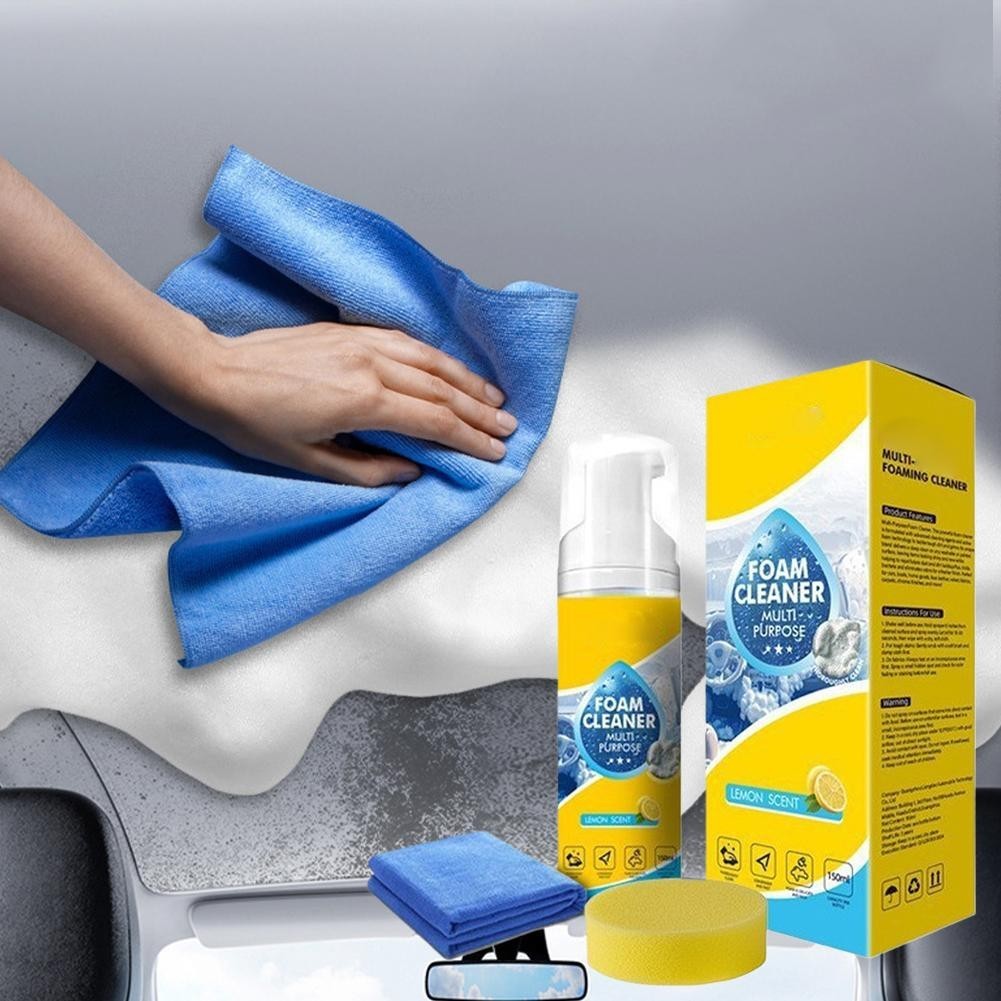 150ml Auto Go Foam Cleaner – Deep Cleaning Foam For Car Interior, Kitchen Greas