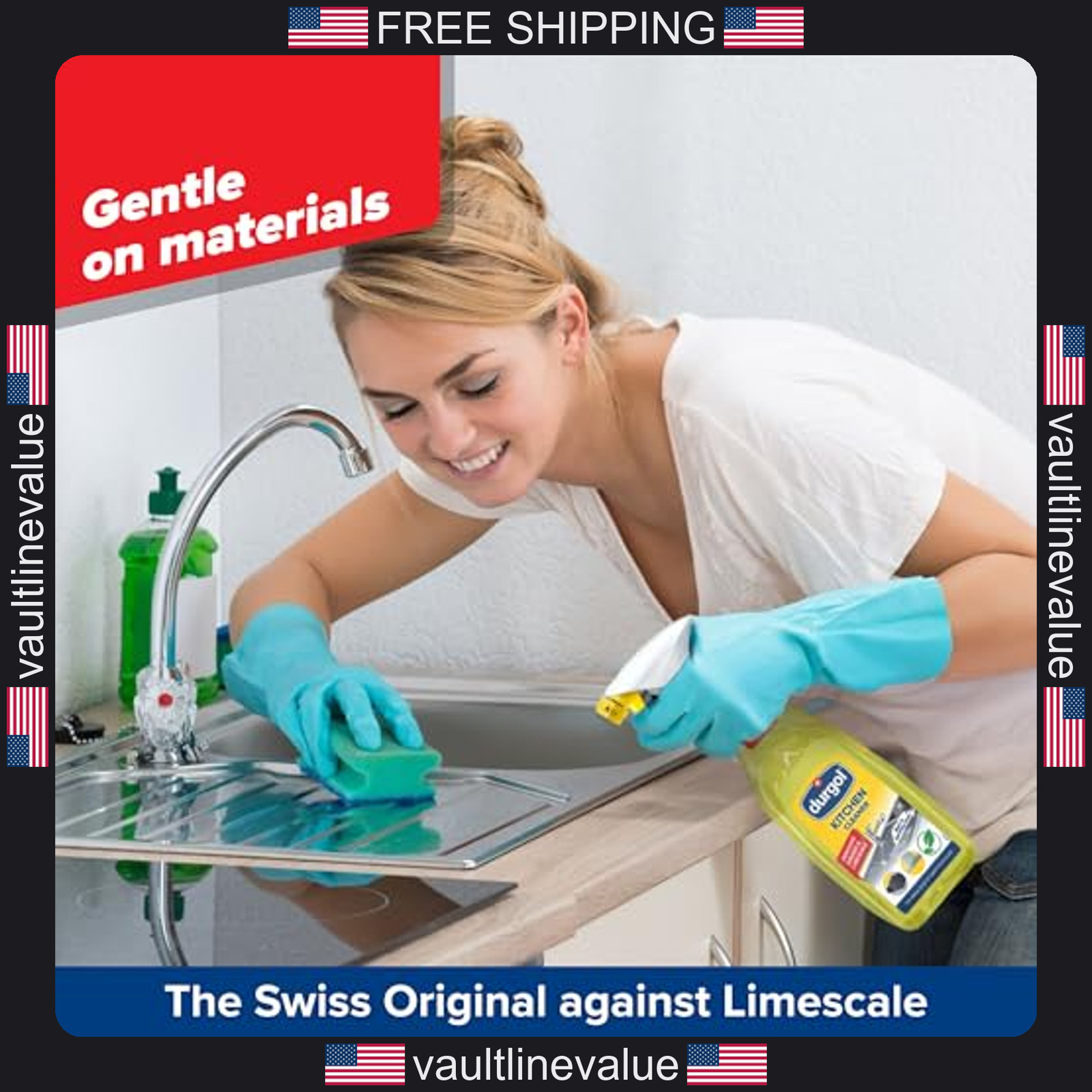 Durgol Kitchen Cleaner Descaler 16.9oz Fast Acting Limescale Remover