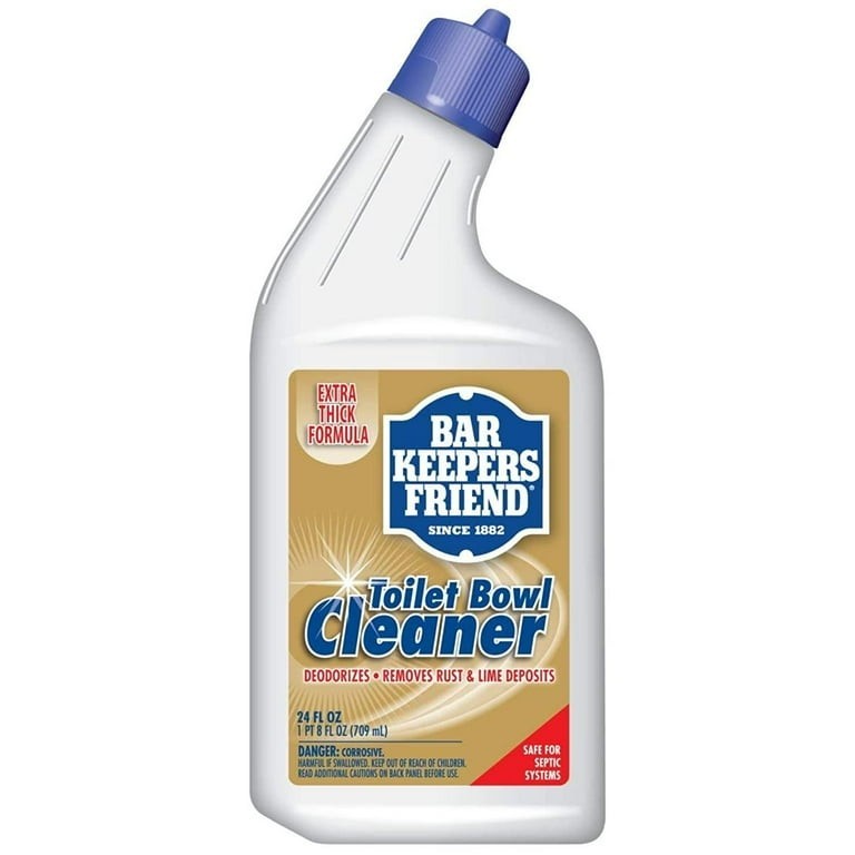 3 PACK Bar Keepers Friend Toilet Bowl Cleaner 24 fl oz Each Extra Thick Formula