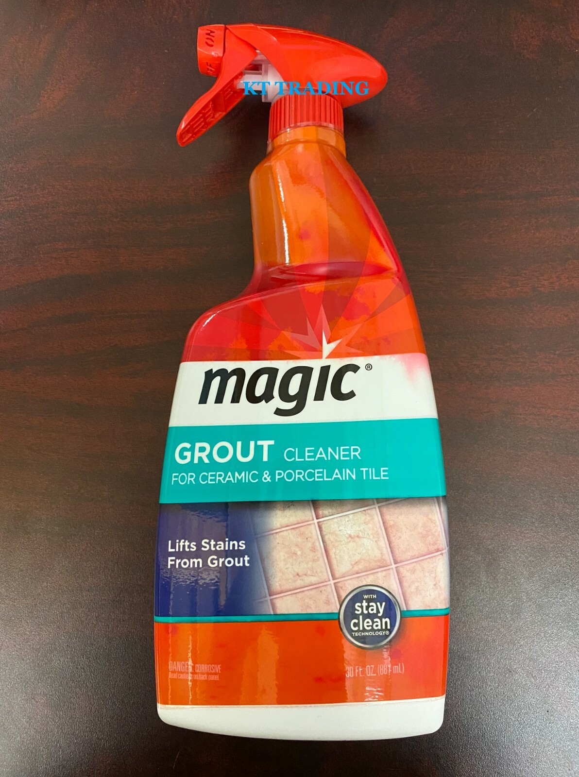 Magic® Ceramic Porcelain Tile GROUT CLEANER ~ Protect Against Re-soiling 30oz