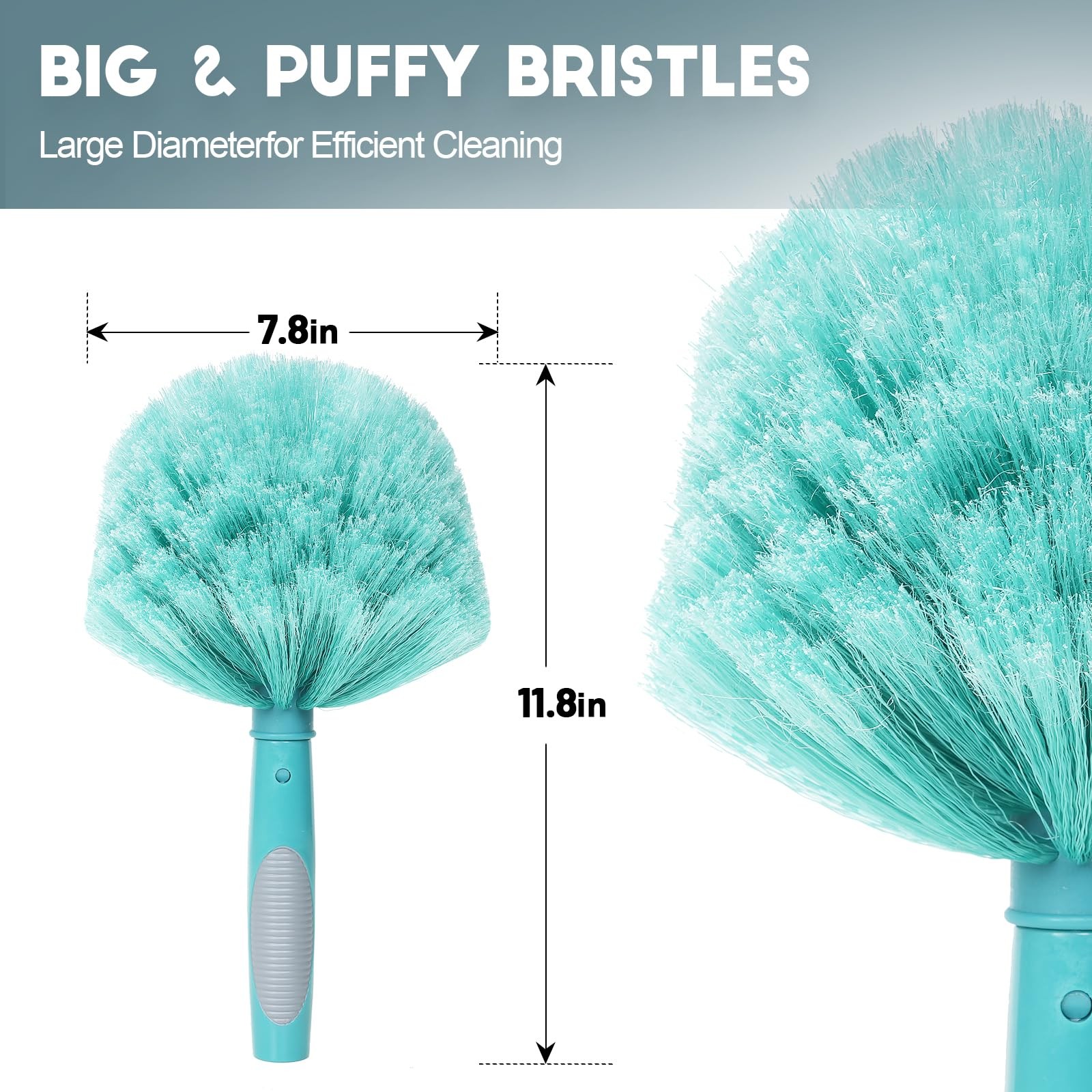30 Feet High Reach Cobweb Duster with 6-24Ft Extension Pole, Webster Cobweb D…