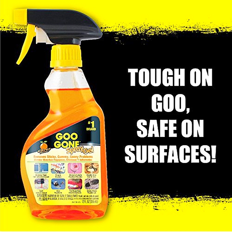 GOO GONE ORIGINAL GEL Trigger spraY 12 oz sticker Adhesive sticky REMOVER GGHS12