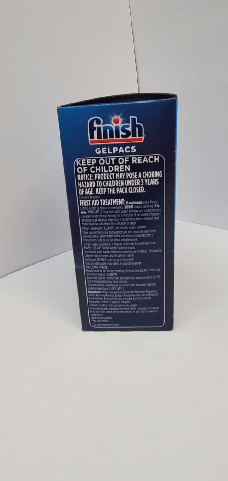 Finish 54 GELPACS DEEP, CLEAN Quick, Dissolve In Cleaning Power Orange Scent