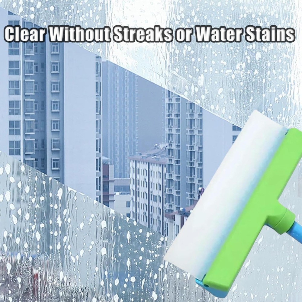 Window Squeegee, Recyclable Silicone Window Squeegee Kit Window Cleaning Kit US