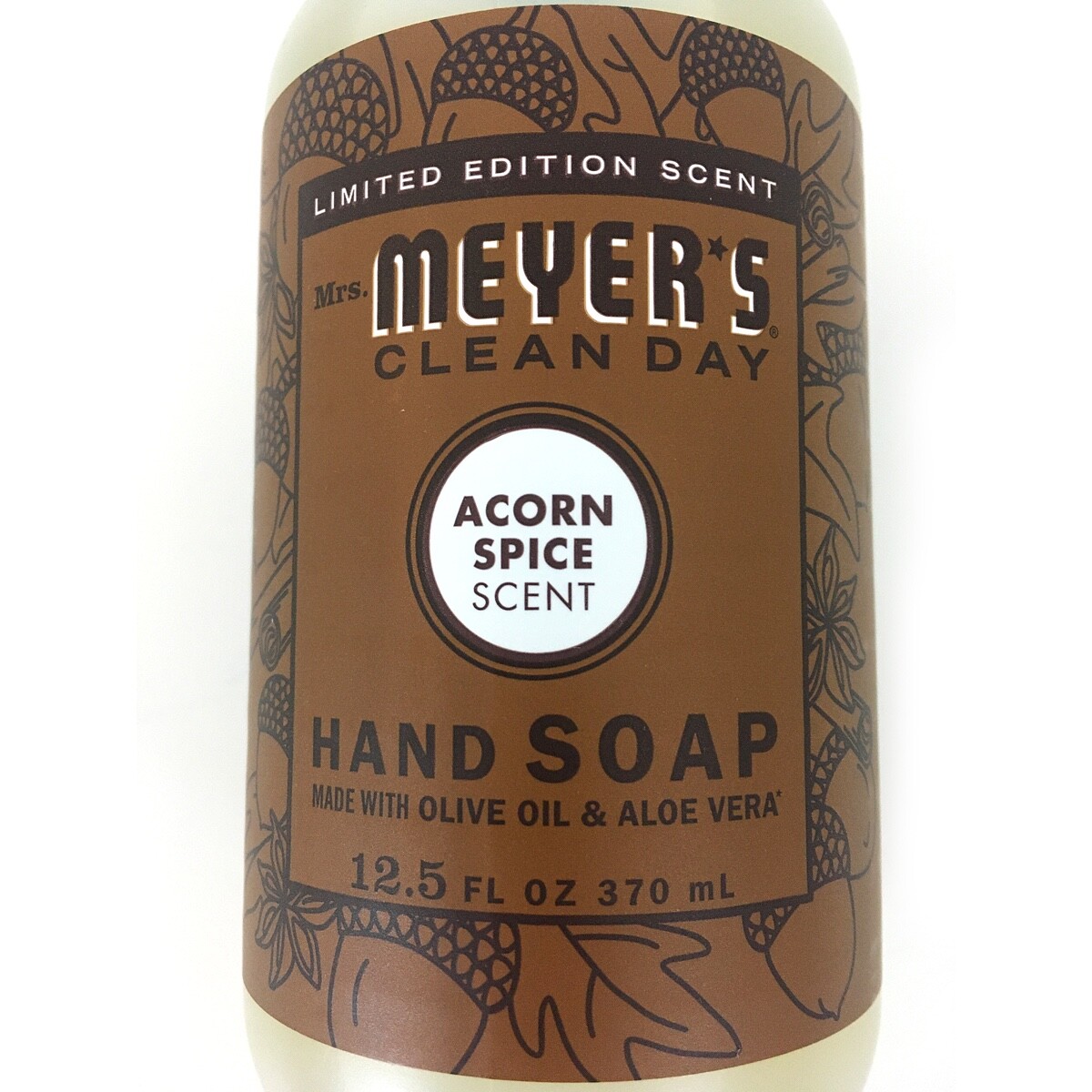 Mrs Meyers ACORN SPICE Hand Soap, Dish Soap, Multi Surface Cleaner Fall Bundle