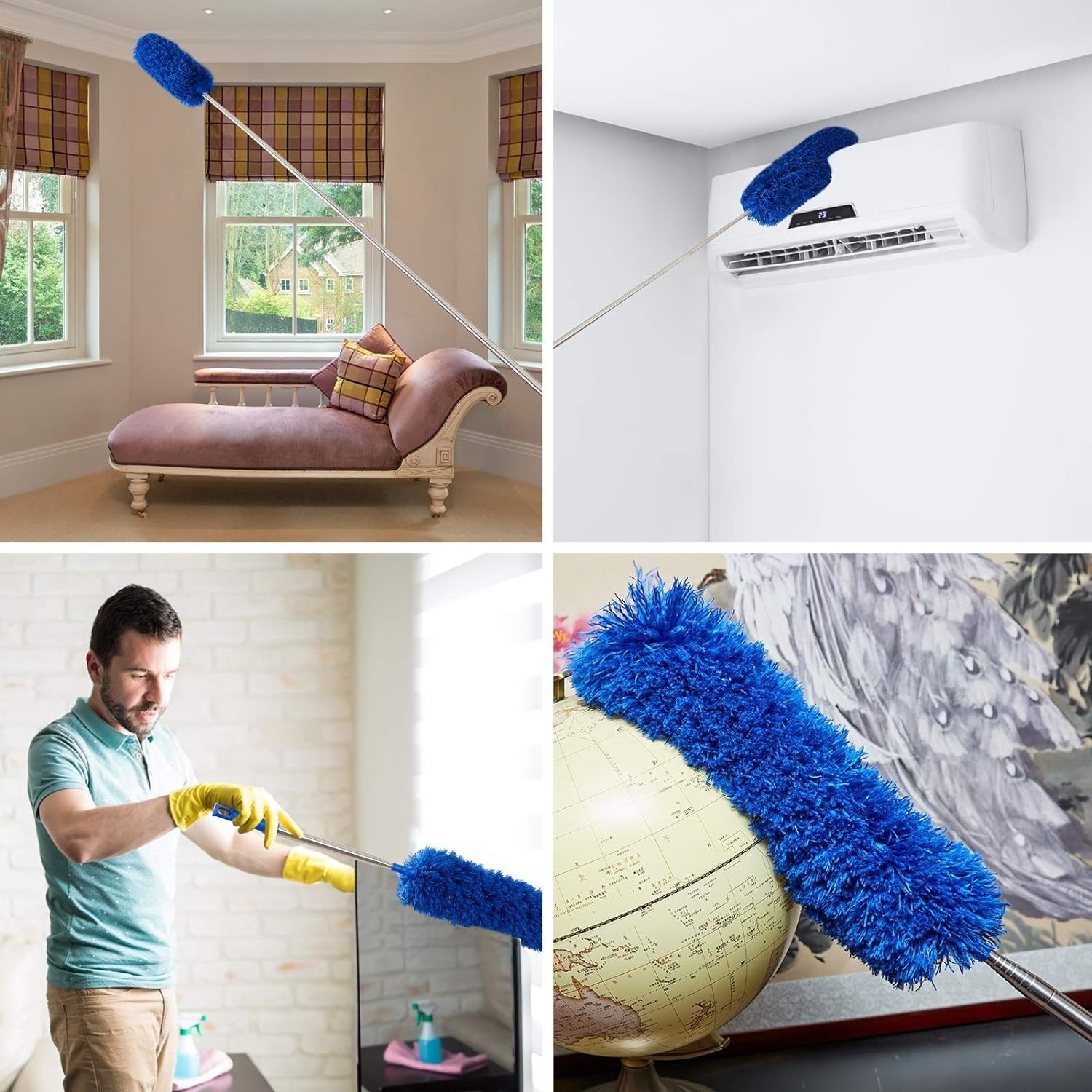 Extendable Cobweb Duster Kit, 3-Piece Set