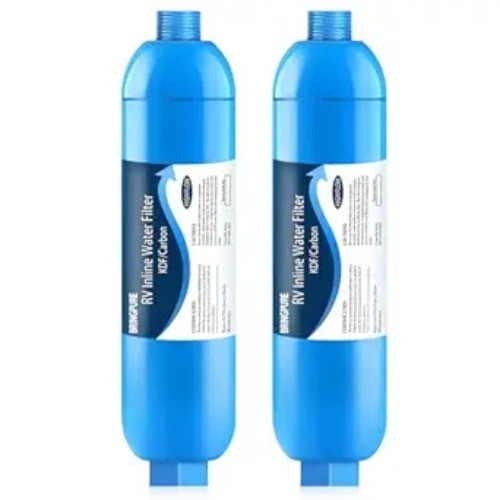 Inline Water Filter, NSF 42/372 Certified, Reduce Chlorine, Odor, Taste, Rust an