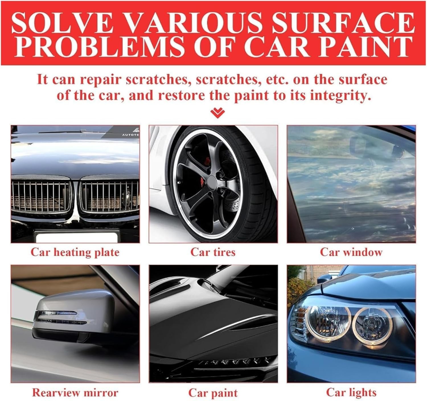 Madinae Scratch Pen, Magic Car Scratch Removal Pen 5ml/One, Easy Use Weatherproo