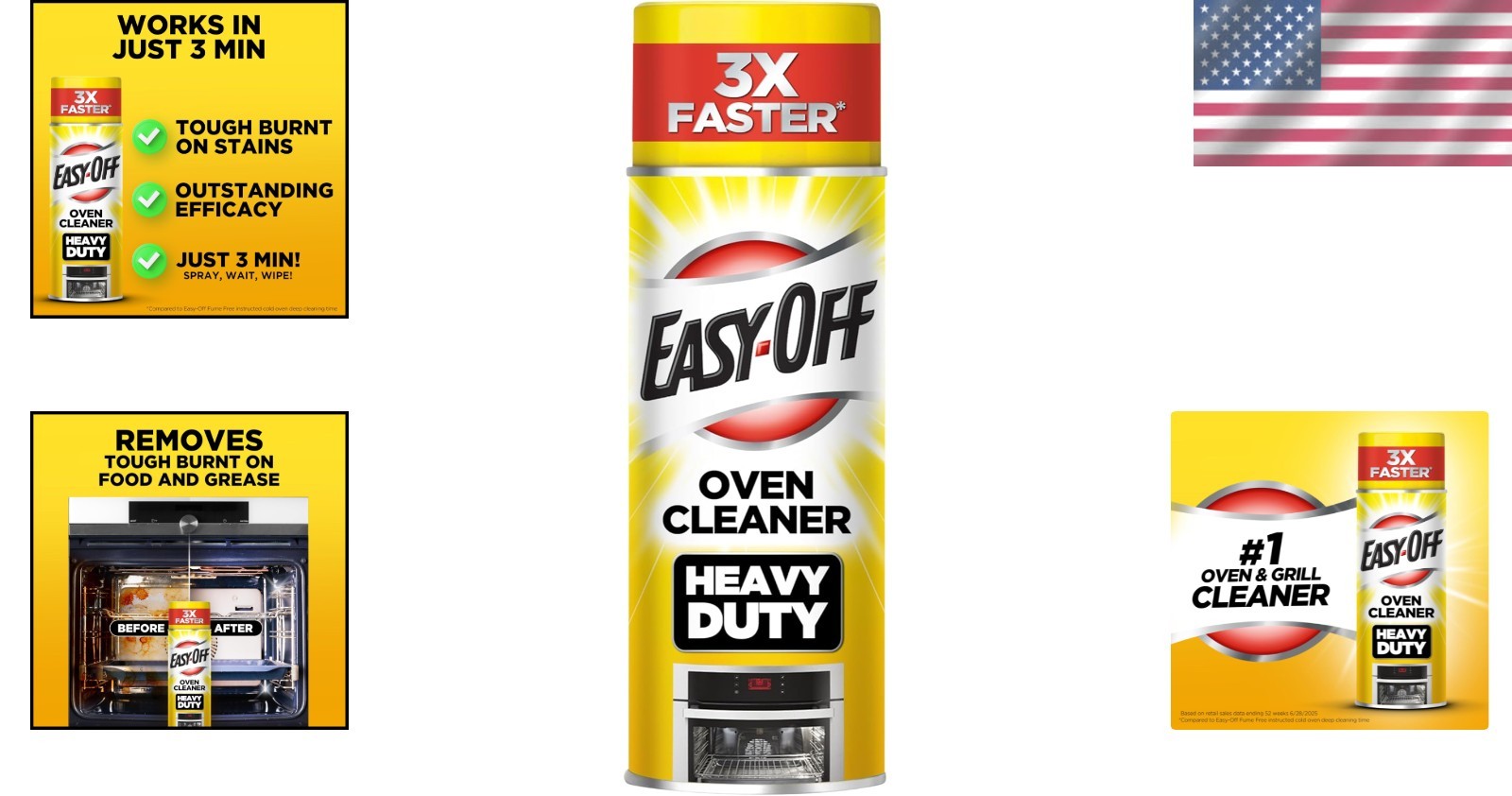 Multipurpose Heavy Duty Oven Cleaner – 14.5oz Spray for Stubborn Grease