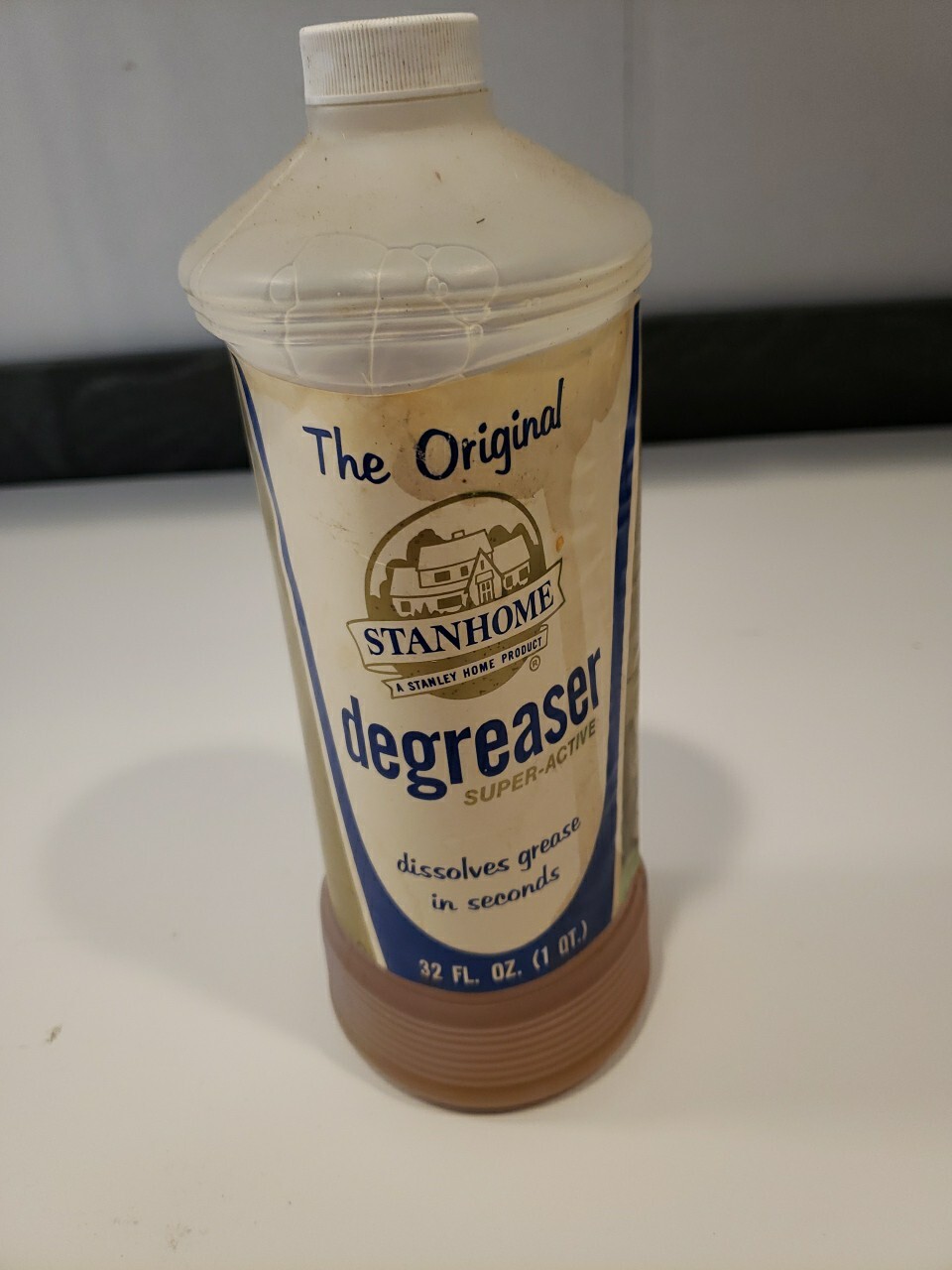 Vintage Stanhome Degreaser 32 Oz Super Concentrated Makes 64 Gallons!