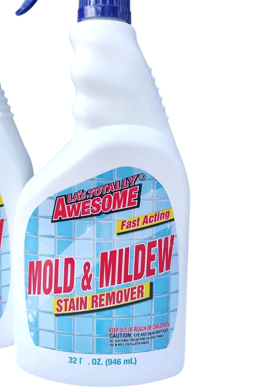 Totally Awesome Mold & Mildew Stain Remover Fact Acting 2 Bottles 64oz Each