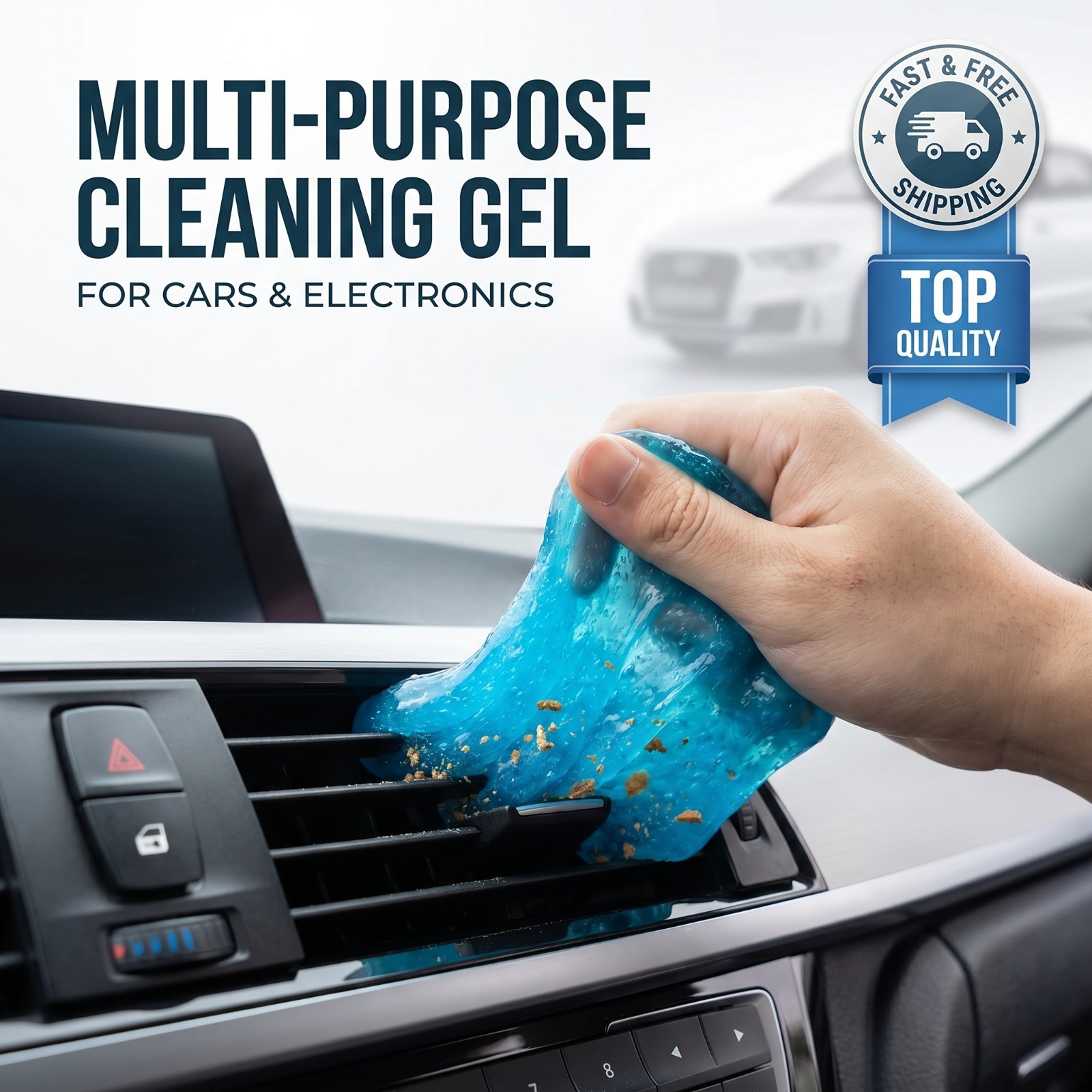 1/2-Car Cleaning Gel Keyboard Dust Cleaner Interior Cleaning Putty Magic Mud
