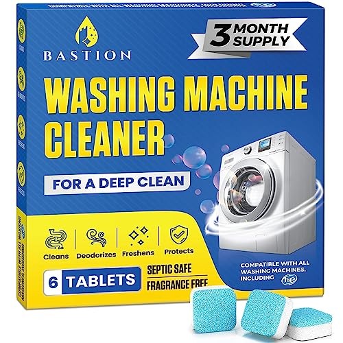 Washing Machine Cleaner Tablets 6 Pack HE Front Top Load Descaler